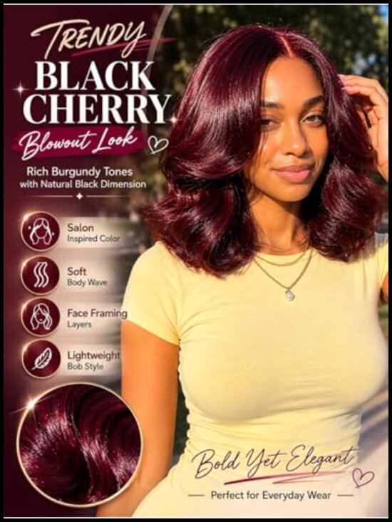 HD Lace Body Wave Bob Wig Human Hair, Pre Cut Pre Plucked Wear and Go main image 4